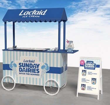Lactaid Sunday Dairies Ice Cream Cart — NYC for FREE